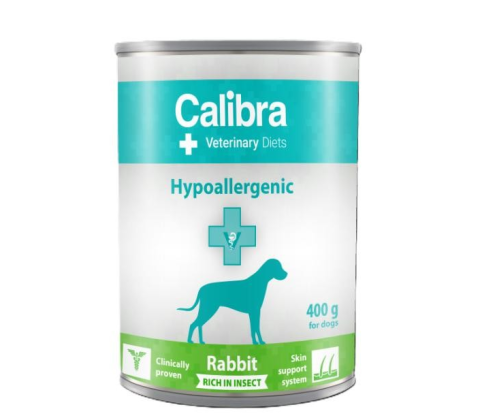 Calibra VD Dog can Hypoallergenic Rabbit&Insect 400 g