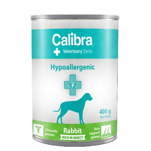 Calibra VD Dog can Hypoallergenic Rabbit&Insect 400 g
