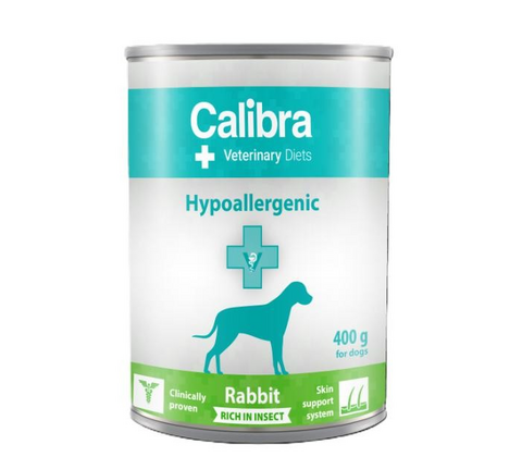 Calibra VD Dog can Hypoallergenic Rabbit&Insect 400 g