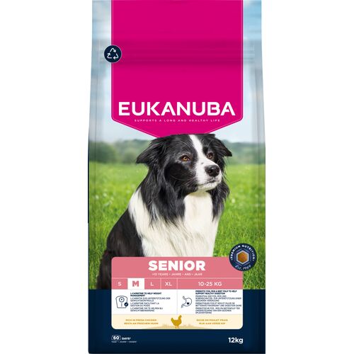 Eukanuba Senior Medium Breed kylling 12kg