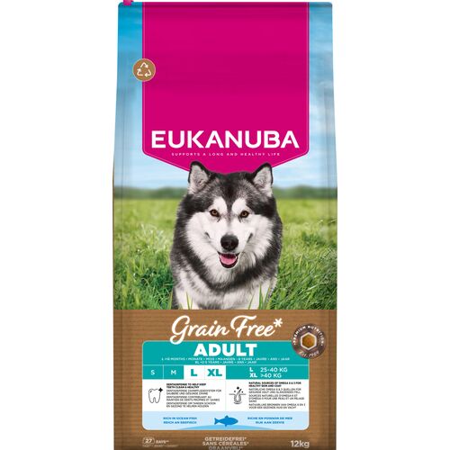Eukanuba Adult Large Grainfree Ocean Fish 12KG