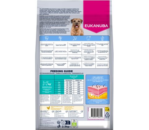 Eukanuba daily care adult weight control small/medium 2,3kg 