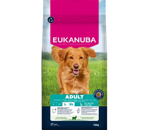 Eukanuba Adult Large Breed - Lam og ris 12kg