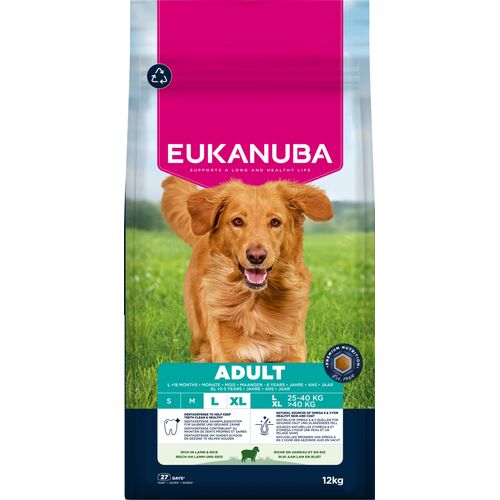 Eukanuba Adult Large Breed - Lam og ris 12kg
