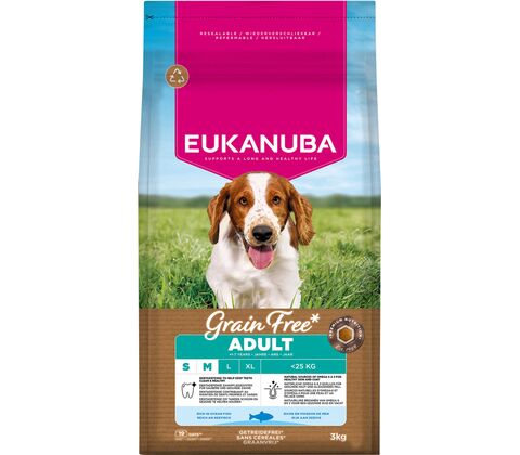 Eukanuba Adult Small/Medium Grainfree Ocean Fish 3KG