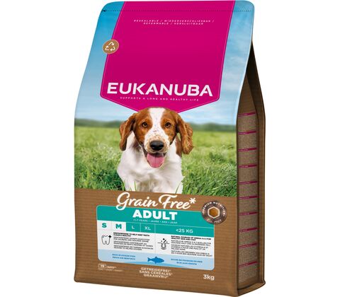 Eukanuba Adult Small/Medium Grainfree Ocean Fish 3KG