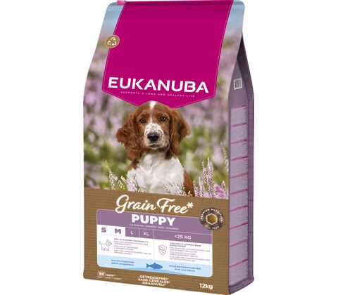 Eukanuba Puppy & Junior Small/Medium Grainfree Ocean Fish 12KG