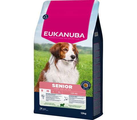 Eukanuba Senior Small & Medium Breed  Lam/Ris 12 kg