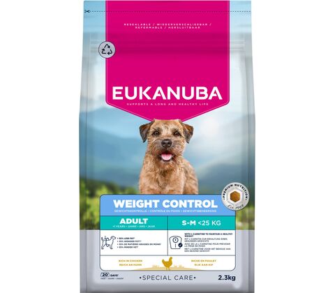 Eukanuba daily care adult weight control small/medium 2,3kg 