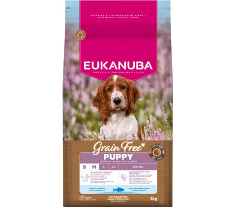 Eukanuba Puppy & Junior Small/Medium Grainfree Ocean Fish 3KG