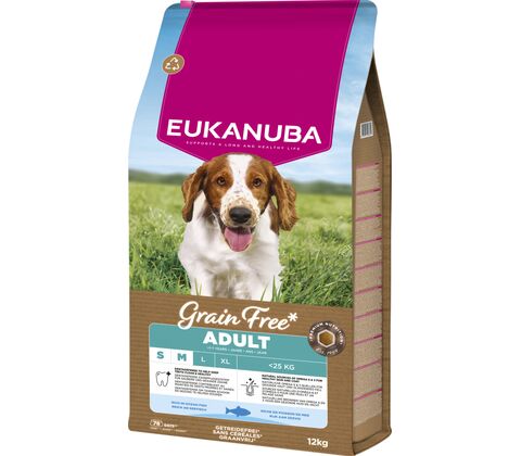 Eukanuba Adult Small/Medium Grainfree Ocean Fish 12KG