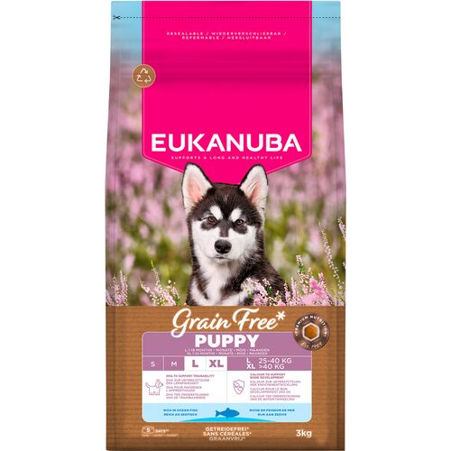 Eukanuba Puppy & Junior Large Grainfree Ocean Fish 3KG