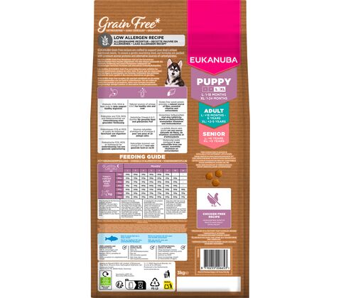 Eukanuba Puppy & Junior Large Grainfree Ocean Fish 3KG