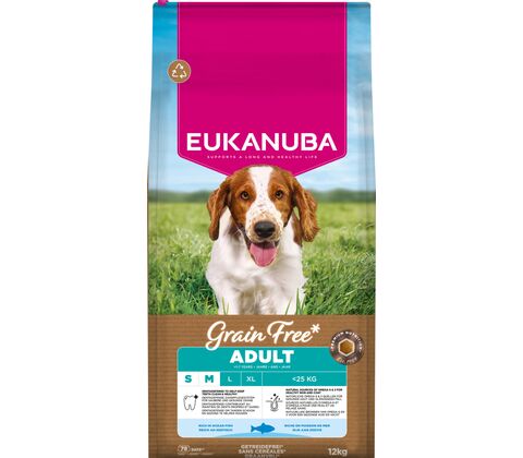 Eukanuba Adult Small/Medium Grainfree Ocean Fish 12KG
