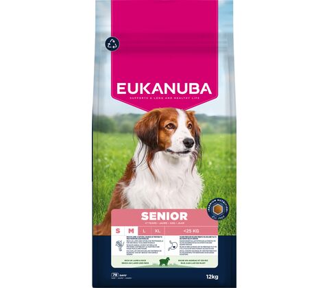Eukanuba Senior Small & Medium Breed Lam/Ris 
