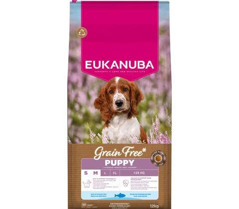 Eukanuba Puppy & Junior Small/Medium Grainfree Ocean Fish 12KG
