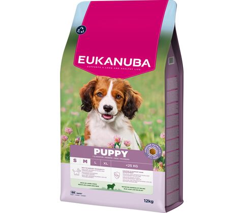 Eukanuba puppy small&medium lam og ris 12kg