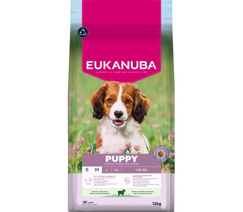 Eukanuba puppy small&medium lam og ris 12kg