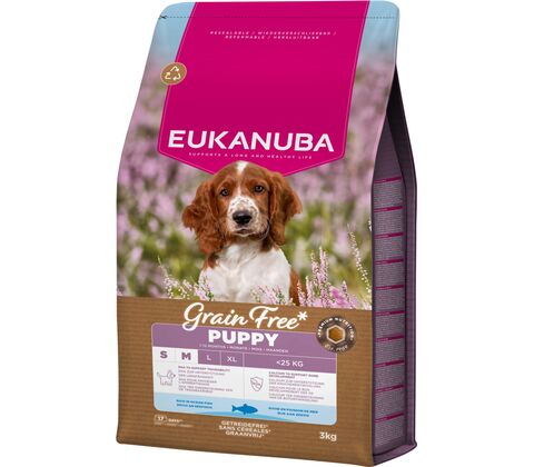 Eukanuba Puppy & Junior Small/Medium Grainfree Ocean Fish 3KG
