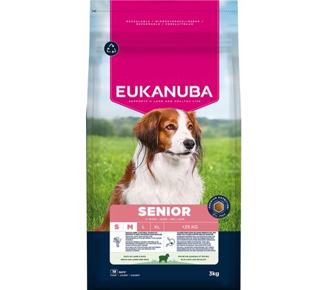 Eukanuba Senior Small & Medium Breed Lam/Ris 