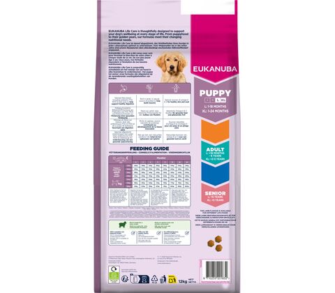Eukanuba Puppy Large Breed Lam & Ris 12kg