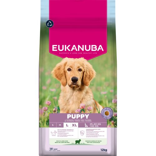 Eukanuba Puppy Large Breed Lam & Ris 12kg