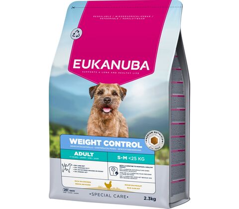 Eukanuba daily care adult weight control small/medium 2,3kg 