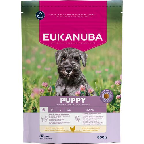 Eukanuba Puppy  Small Breed med kylling 