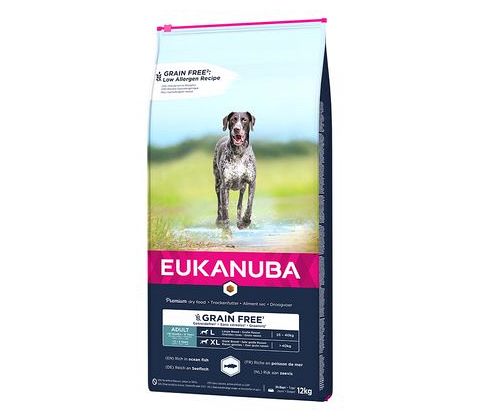 Euk Adult Large Grainfree Ocean Fish 12KG