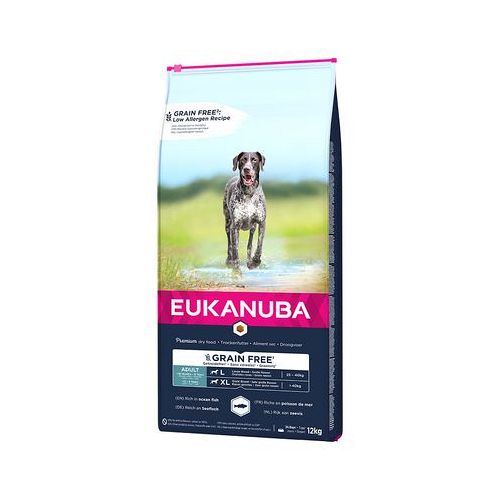 Euk Adult Large Grainfree Ocean Fish 12KG
