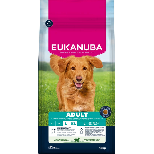 Eukanuba Adult Large Breed - Lam og ris 12kg