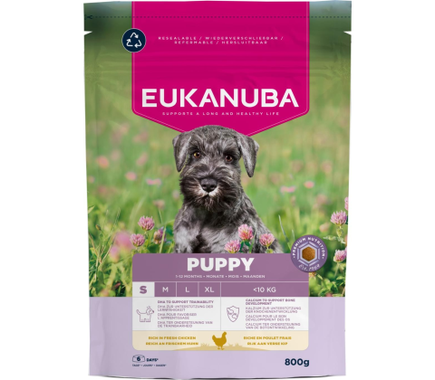 Puppy  Small Breed med kylling 