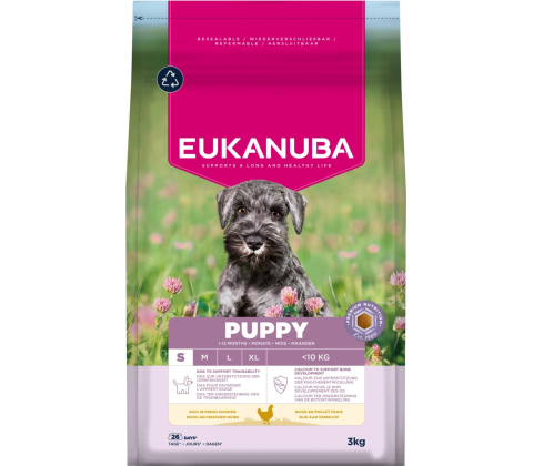 Puppy  Small Breed med kylling 