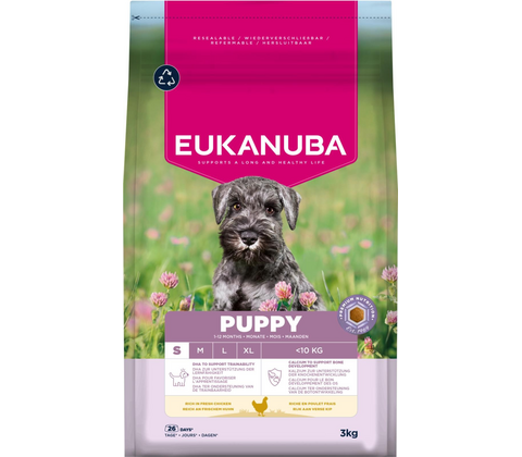 Eukanuba Puppy  Small Breed med kylling 