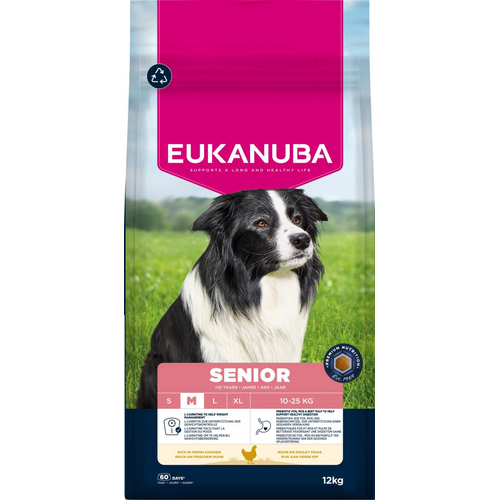 Eukanuba Senior Medium Breed kylling 12kg