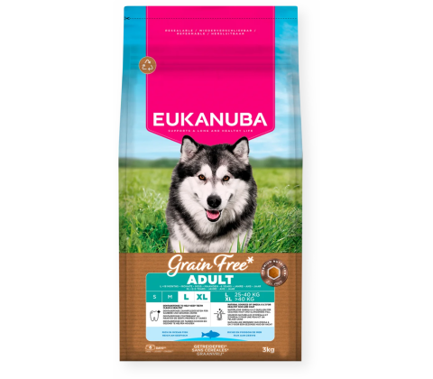 Eukanuba Puppy & Junior Large Grainfree Ocean Fish 3KG