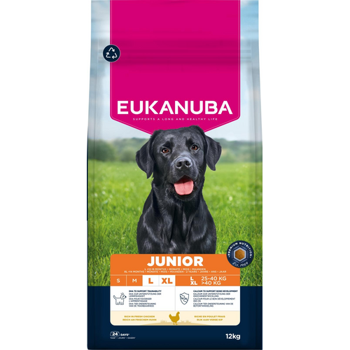 Eukanuba Junior Large Breed Kylling 12KG