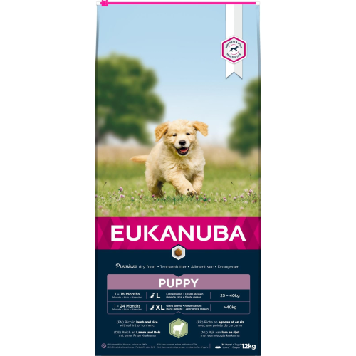 EUKANUBA Puppy Large Breed Lam & Ris 12kg