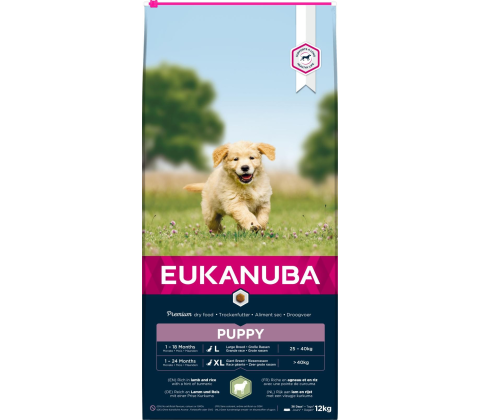 EUKANUBA Puppy Large Breed Lam & Ris 12kg