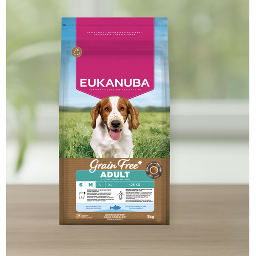 Eukanuba Puppy & Junior Small/Medium Grainfree Ocean Fish 3KG