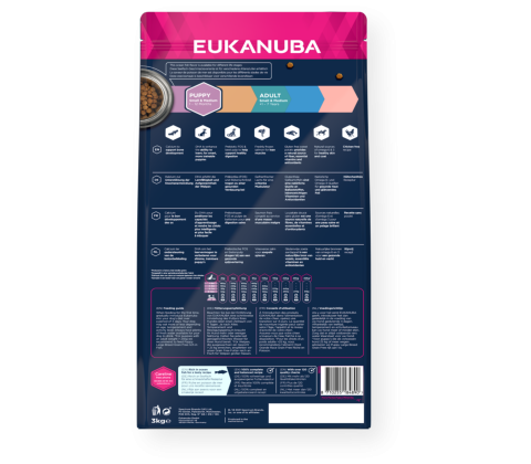 Eukanuba Puppy & Junior Small/Medium Grainfree Ocean Fish 12KG