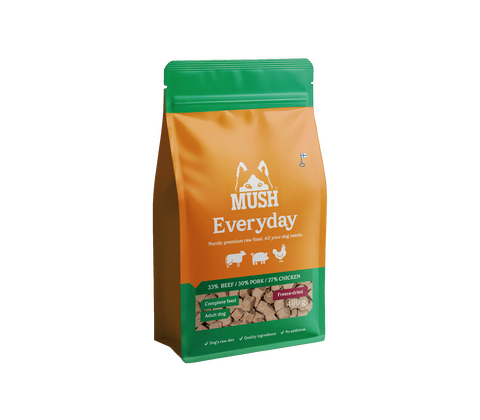 MUSH Everyday frysetørret grøn 400g