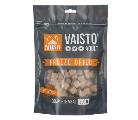 MUSH Vaisto adult frysetørret grå 250g