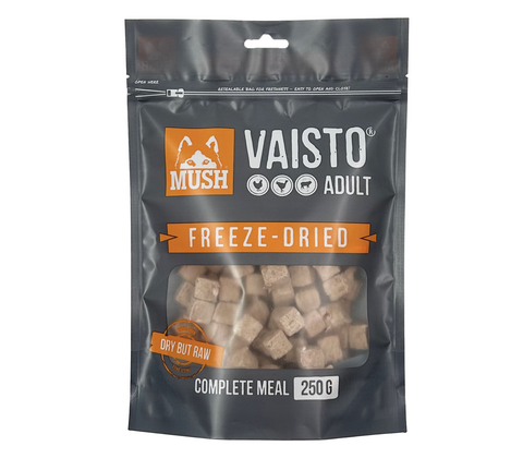 MUSH Vaisto adult frysetørret grå 250g