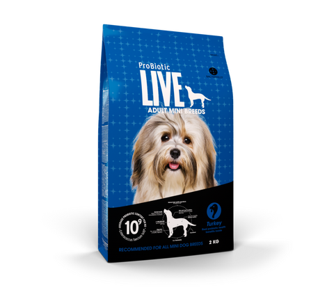 LIVE adult mini med kalkun