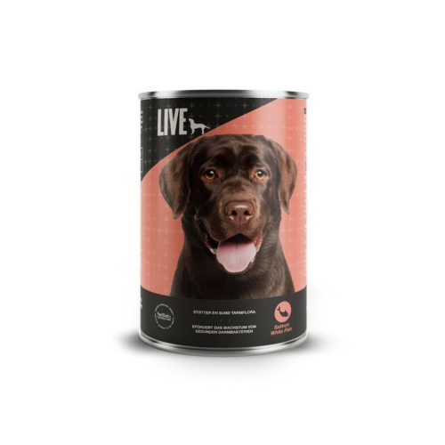 LIVE Dog Vådfoder Laks/Hvid Fisk