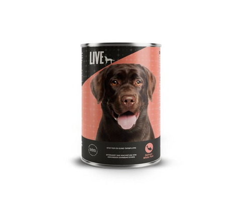 LIVE Dog Vådfoder Laks/Hvid Fisk