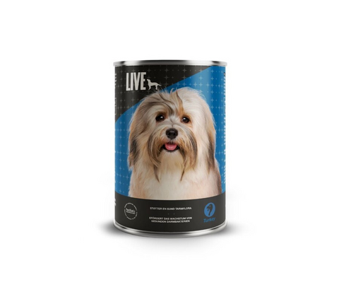 LIVE Dog Vådfoder Kalkun 