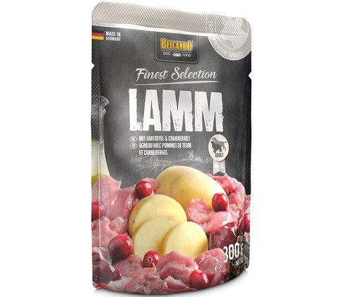 Belcando Pouches Lam med kartoffel & tranebær 300 gr.