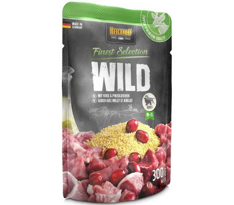 Belcando Pouches Vildt med hirse & tyttebær 300 gr.